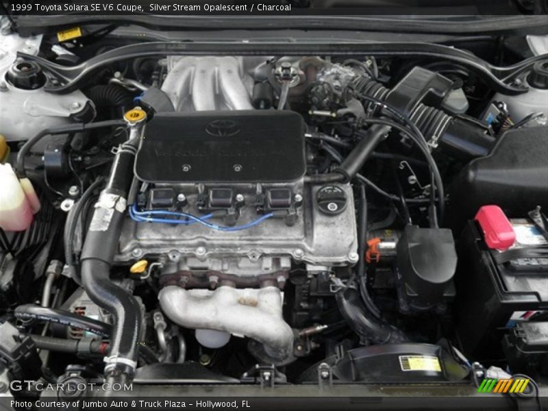 Silver Stream Opalescent / Charcoal 1999 Toyota Solara SE V6 Coupe