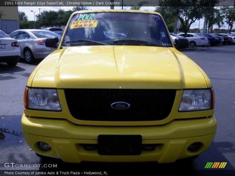 Chrome Yellow / Dark Graphite 2001 Ford Ranger Edge SuperCab