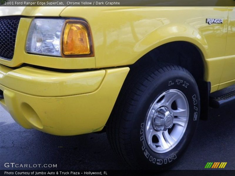 Chrome Yellow / Dark Graphite 2001 Ford Ranger Edge SuperCab