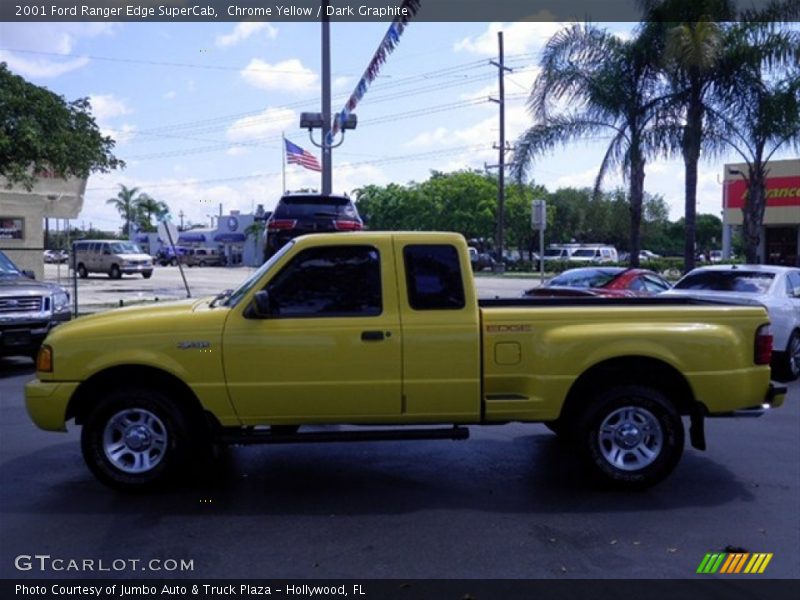 Chrome Yellow / Dark Graphite 2001 Ford Ranger Edge SuperCab