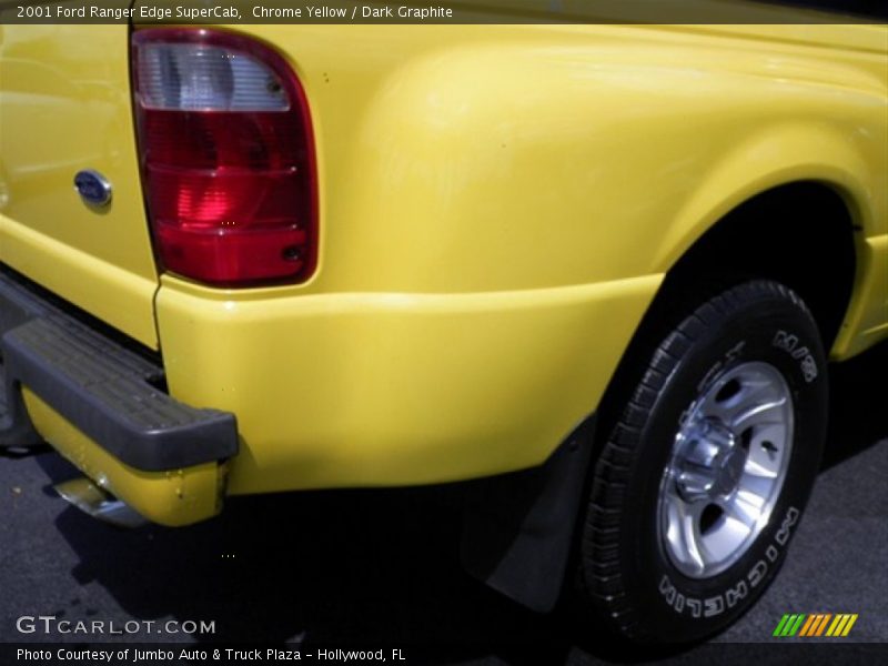 Chrome Yellow / Dark Graphite 2001 Ford Ranger Edge SuperCab