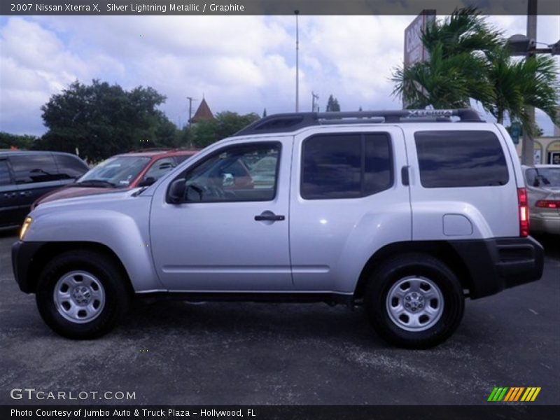 Silver Lightning Metallic / Graphite 2007 Nissan Xterra X
