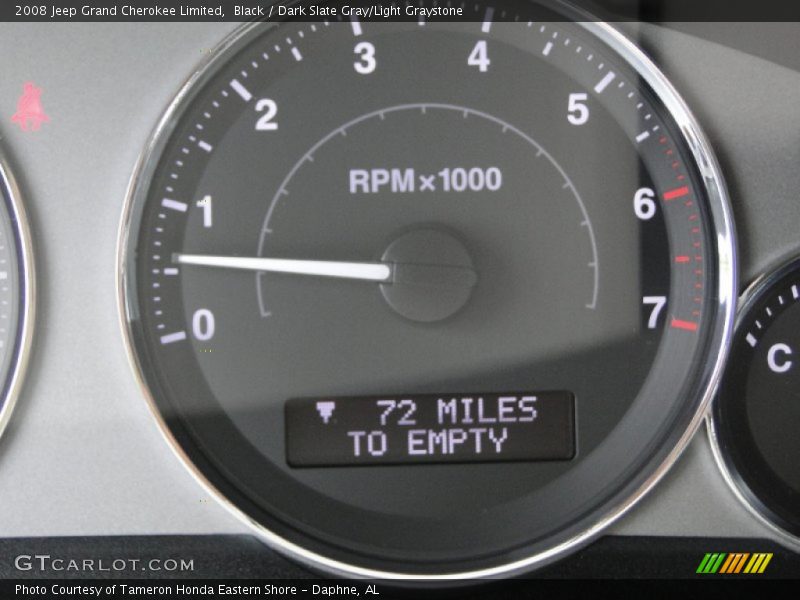 Black / Dark Slate Gray/Light Graystone 2008 Jeep Grand Cherokee Limited