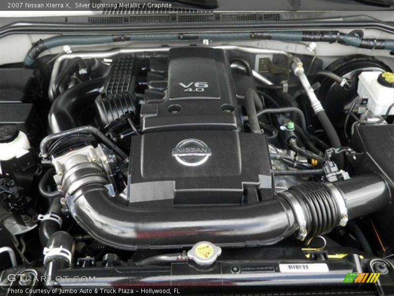Silver Lightning Metallic / Graphite 2007 Nissan Xterra X