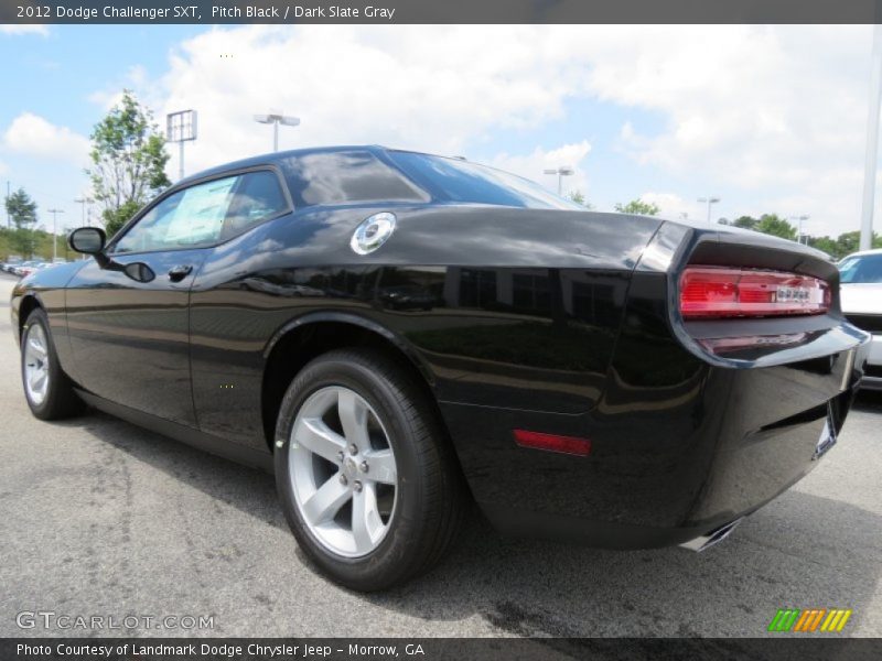 Pitch Black / Dark Slate Gray 2012 Dodge Challenger SXT