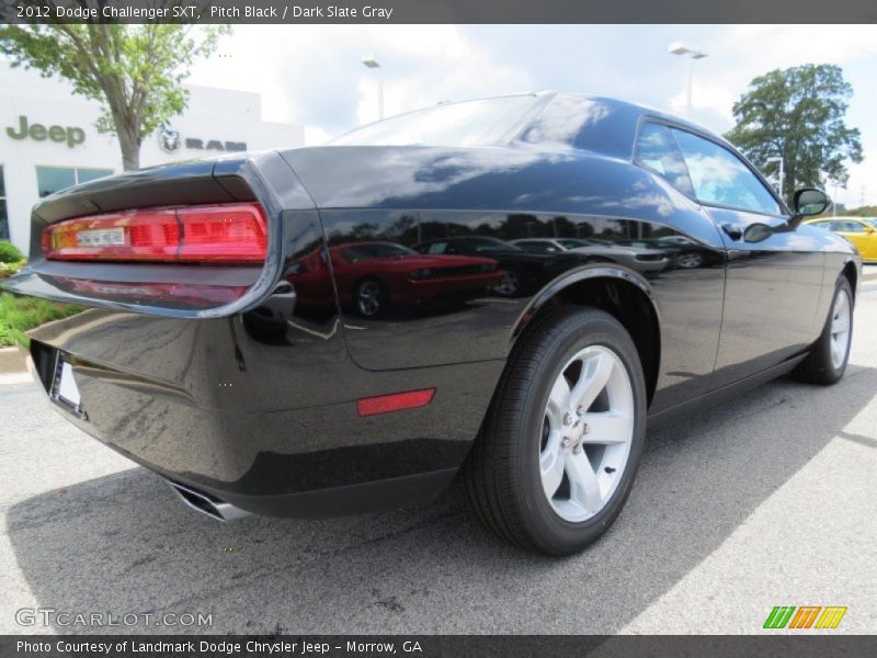 Pitch Black / Dark Slate Gray 2012 Dodge Challenger SXT