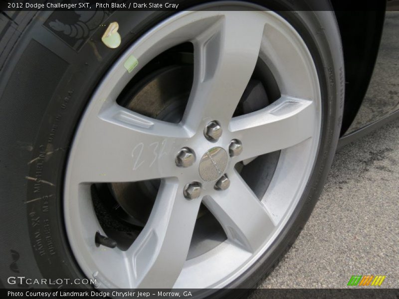 Pitch Black / Dark Slate Gray 2012 Dodge Challenger SXT