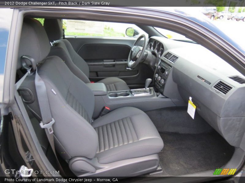 Pitch Black / Dark Slate Gray 2012 Dodge Challenger SXT