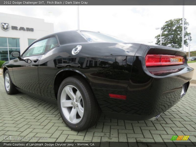 Pitch Black / Dark Slate Gray 2012 Dodge Challenger SXT