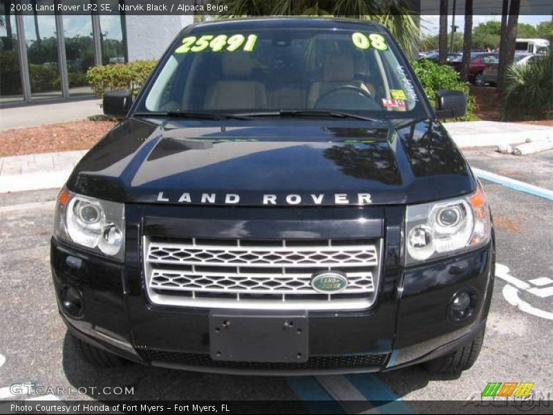 Narvik Black / Alpaca Beige 2008 Land Rover LR2 SE