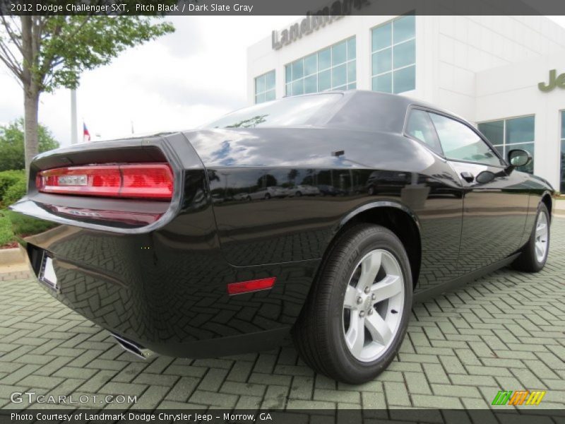 Pitch Black / Dark Slate Gray 2012 Dodge Challenger SXT