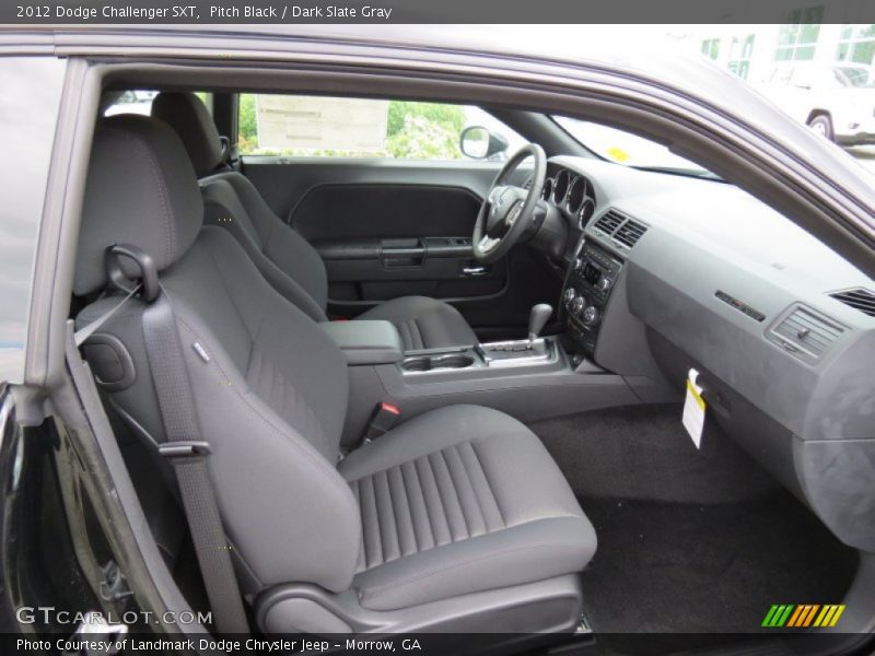 Pitch Black / Dark Slate Gray 2012 Dodge Challenger SXT