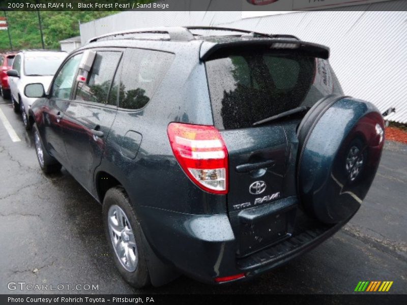 Black Forest Pearl / Sand Beige 2009 Toyota RAV4 I4
