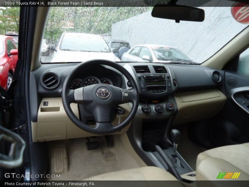 Black Forest Pearl / Sand Beige 2009 Toyota RAV4 I4