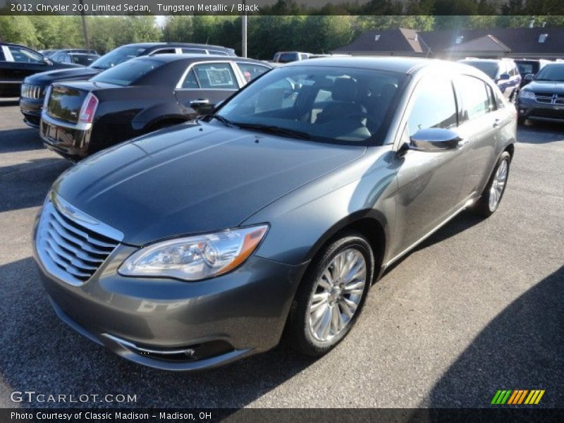 Tungsten Metallic / Black 2012 Chrysler 200 Limited Sedan