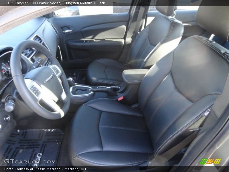 Tungsten Metallic / Black 2012 Chrysler 200 Limited Sedan