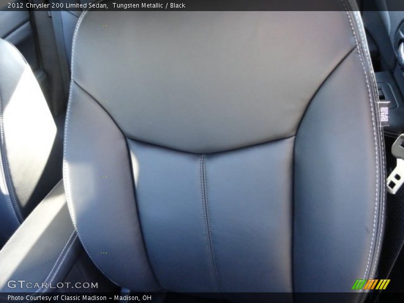 Tungsten Metallic / Black 2012 Chrysler 200 Limited Sedan