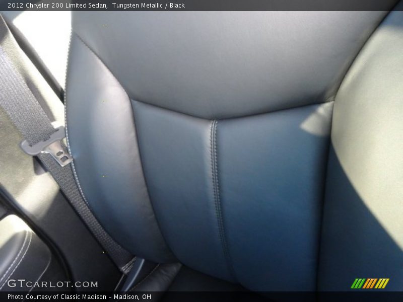 Tungsten Metallic / Black 2012 Chrysler 200 Limited Sedan