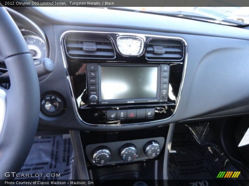 Tungsten Metallic / Black 2012 Chrysler 200 Limited Sedan