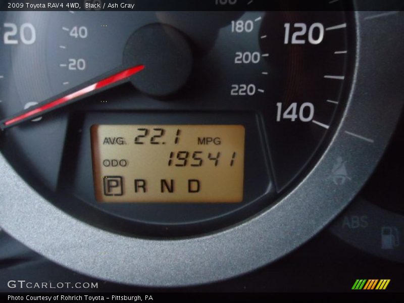 Black / Ash Gray 2009 Toyota RAV4 4WD