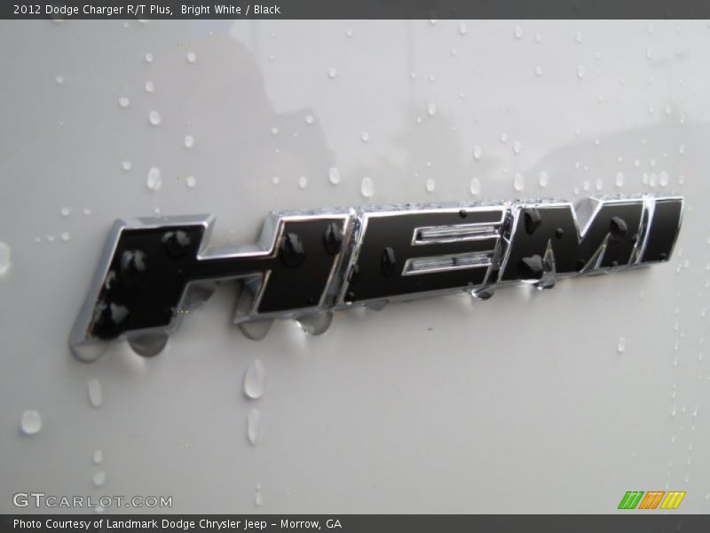 Bright White / Black 2012 Dodge Charger R/T Plus