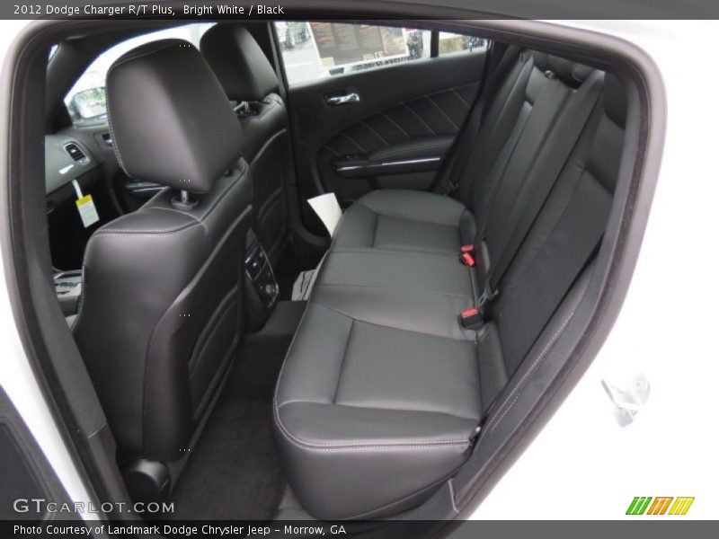Bright White / Black 2012 Dodge Charger R/T Plus