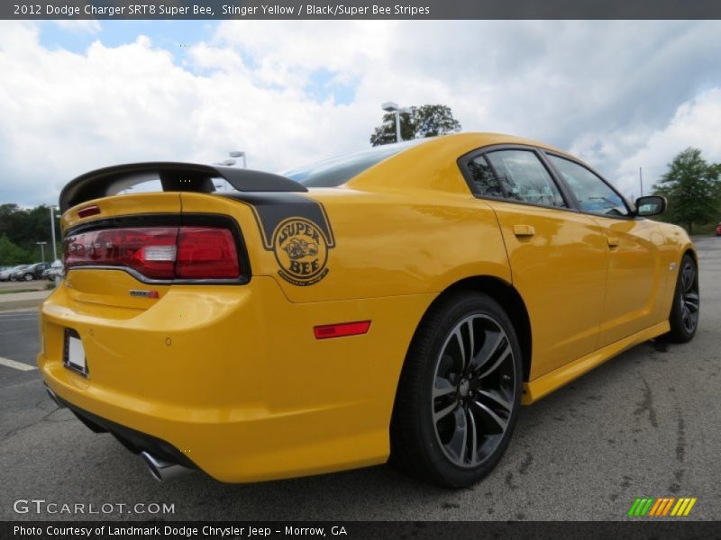 Stinger Yellow / Black/Super Bee Stripes 2012 Dodge Charger SRT8 Super Bee