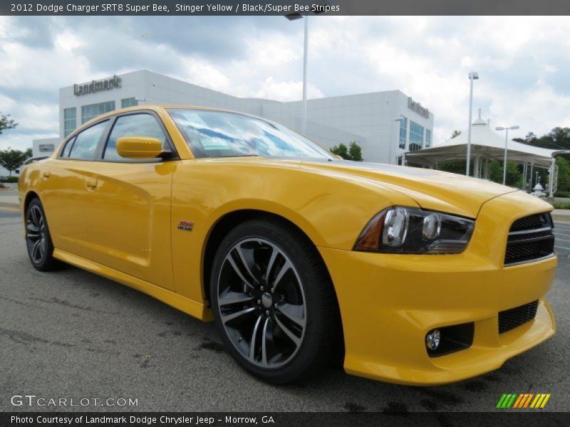 Stinger Yellow / Black/Super Bee Stripes 2012 Dodge Charger SRT8 Super Bee