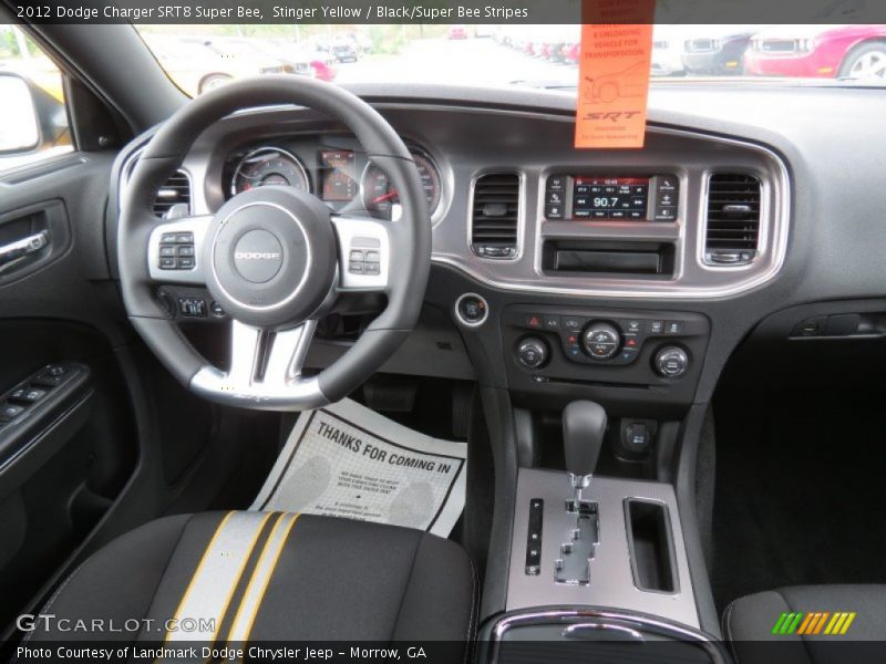 Dashboard of 2012 Charger SRT8 Super Bee