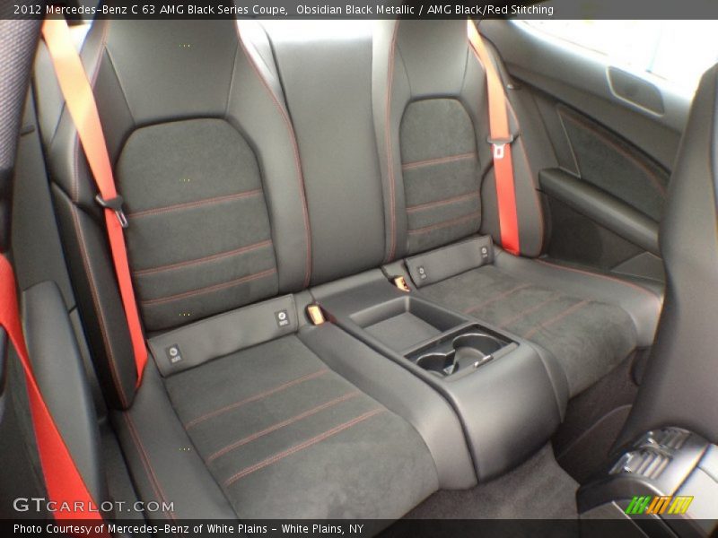  2012 C 63 AMG Black Series Coupe AMG Black/Red Stitching Interior