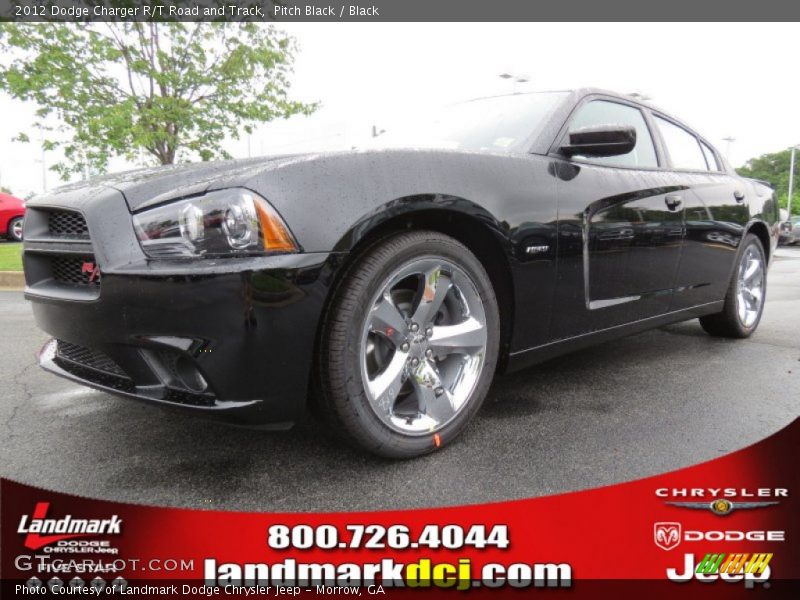 Pitch Black / Black 2012 Dodge Charger R/T Road and Track