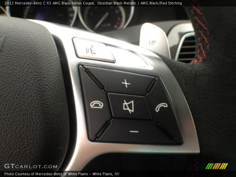 Obsidian Black Metallic / AMG Black/Red Stitching 2012 Mercedes-Benz C 63 AMG Black Series Coupe