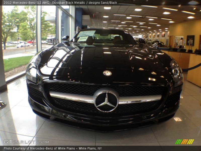 Obsidian Black Metallic / designo Sand/Black 2012 Mercedes-Benz SLS AMG