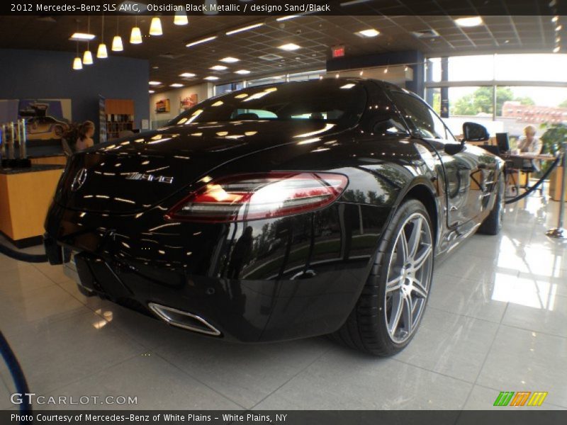 Obsidian Black Metallic / designo Sand/Black 2012 Mercedes-Benz SLS AMG