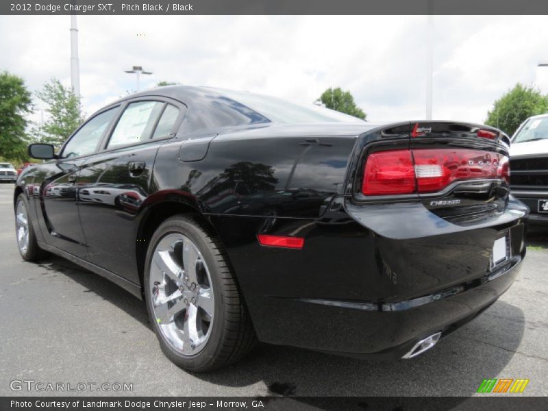Pitch Black / Black 2012 Dodge Charger SXT