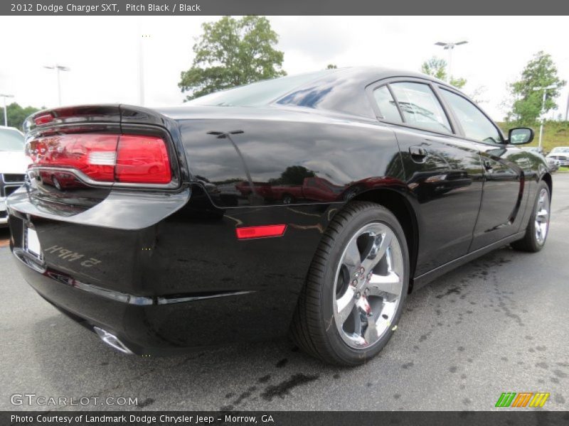 Pitch Black / Black 2012 Dodge Charger SXT