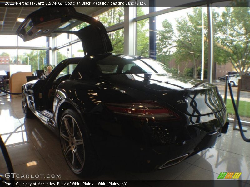 Obsidian Black Metallic / designo Sand/Black 2012 Mercedes-Benz SLS AMG