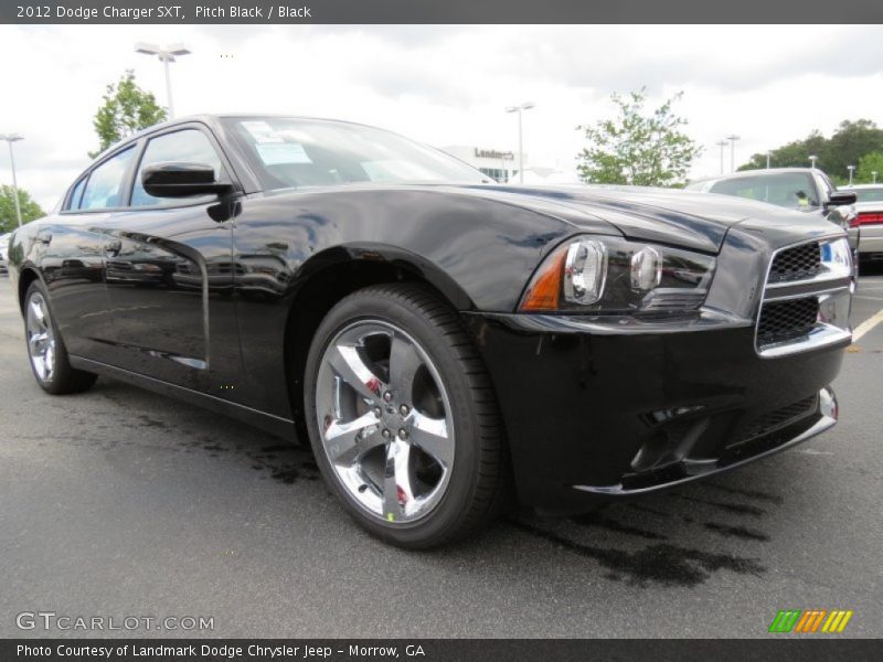Pitch Black / Black 2012 Dodge Charger SXT