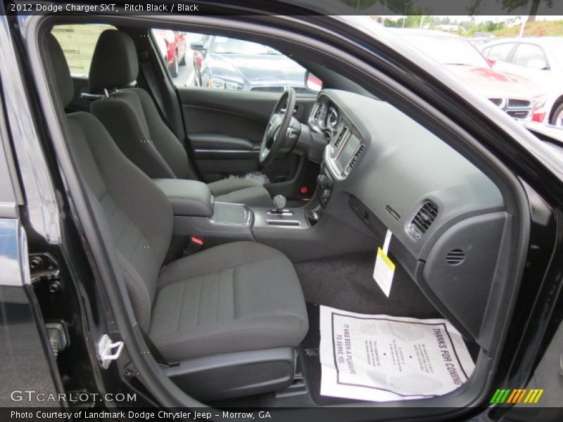 Pitch Black / Black 2012 Dodge Charger SXT