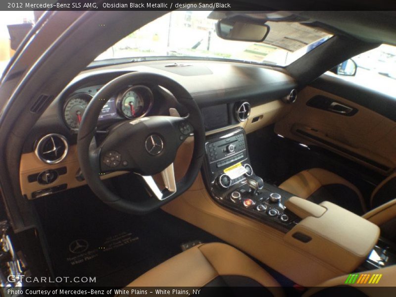  2012 SLS AMG designo Sand/Black Interior