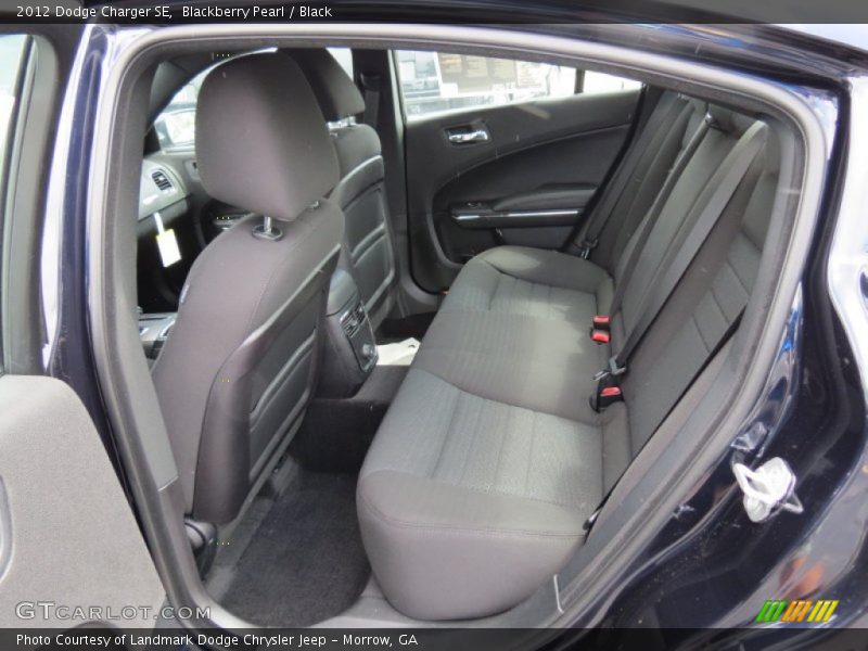 Blackberry Pearl / Black 2012 Dodge Charger SE