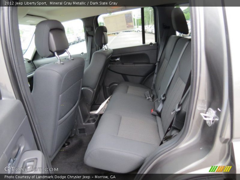 Mineral Gray Metallic / Dark Slate Gray 2012 Jeep Liberty Sport
