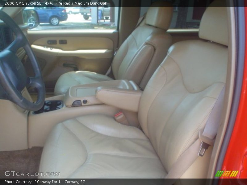 Fire Red / Medium Dark Oak 2000 GMC Yukon SLT 4x4