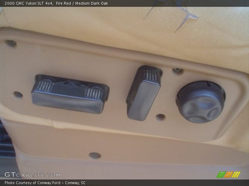 Fire Red / Medium Dark Oak 2000 GMC Yukon SLT 4x4