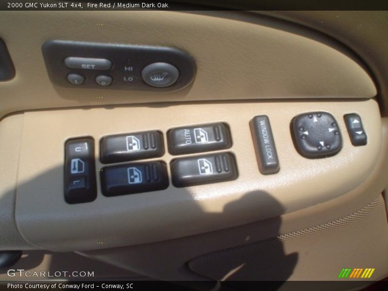 Fire Red / Medium Dark Oak 2000 GMC Yukon SLT 4x4