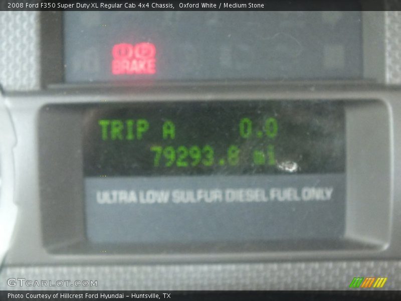 Oxford White / Medium Stone 2008 Ford F350 Super Duty XL Regular Cab 4x4 Chassis