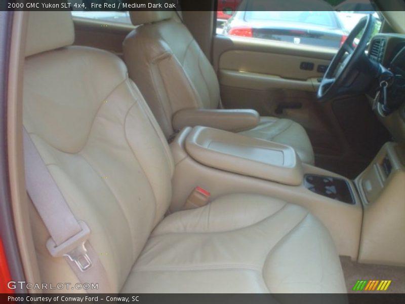Fire Red / Medium Dark Oak 2000 GMC Yukon SLT 4x4