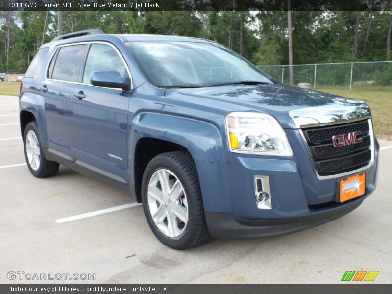 Steel Blue Metallic / Jet Black 2011 GMC Terrain SLT