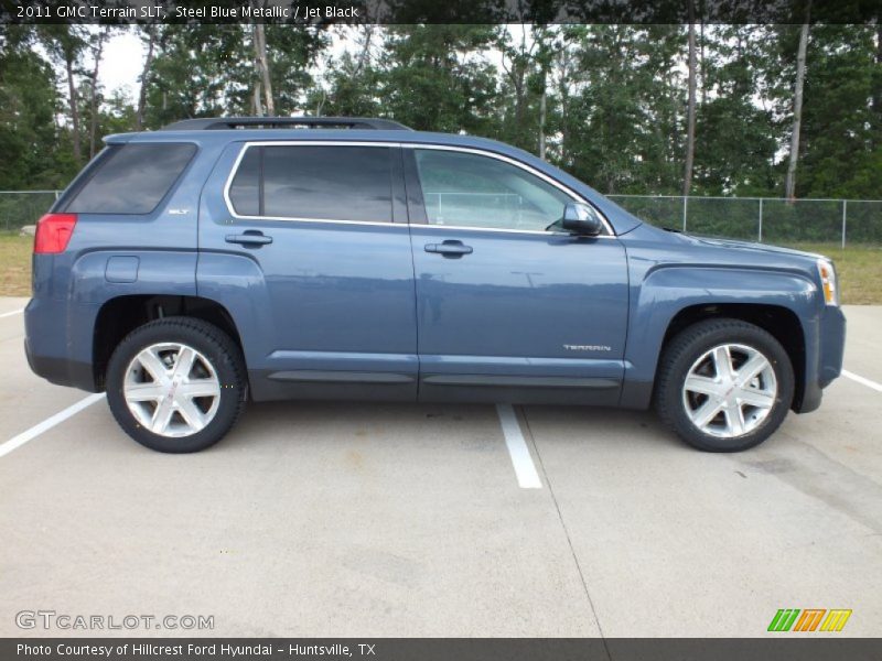 Steel Blue Metallic / Jet Black 2011 GMC Terrain SLT