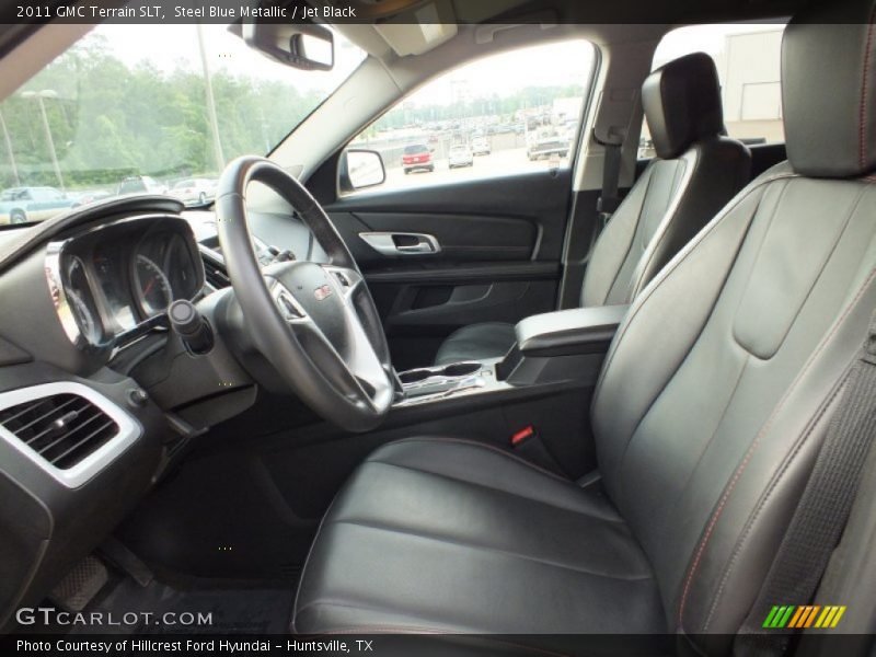 Steel Blue Metallic / Jet Black 2011 GMC Terrain SLT